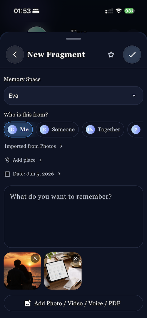 New fragment screen in Revomn