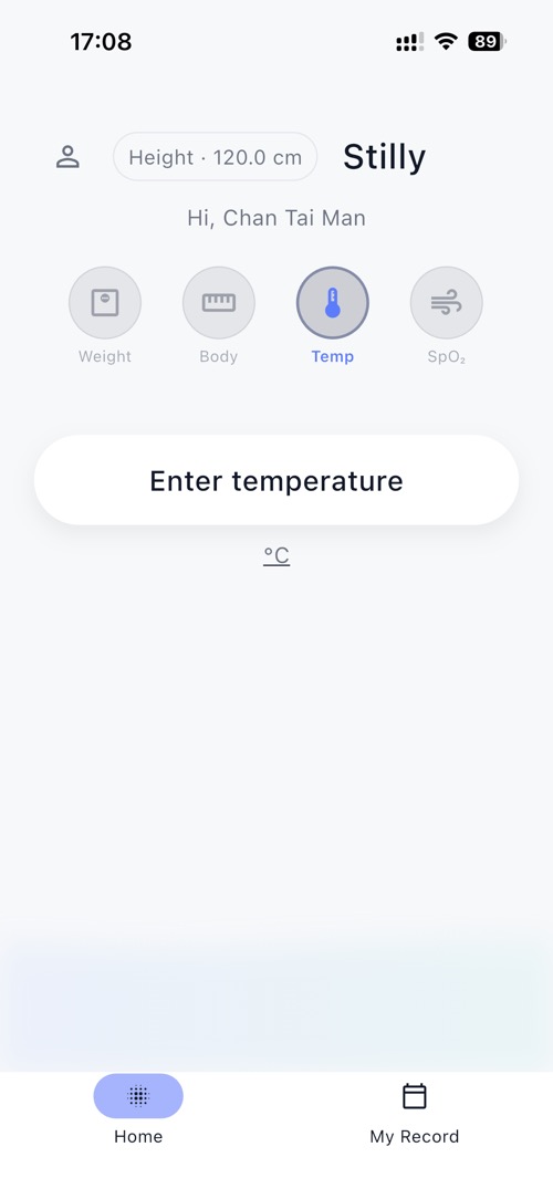 Body Temperature Input